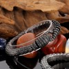 21cm Titanium Steel Bracelet Snake Shaped Men Stylish Bracelet for