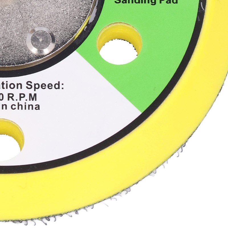 5in Sanding Pad PU Backing Plate Pneumatic Sander Buffer 12000RPM