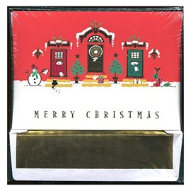 Special Thoughts Foil Embossed Boxed Christmas Holiday Cards | 15 Cards, 15 Envelopes – Holiday Doors