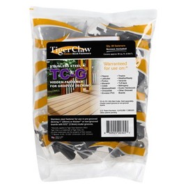 OMG! Tiger Claw TC-G Hidden Deck Fasteners for Grooved Boards (90-Pack)