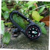 Sosoport Portable Hiking Compass Carabiner Clip 2pcs Camping Compass Scale