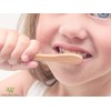 Bamboo Toothbrushes Kids Pack of 4 Kids Bamboo Toothbrushes, Biodegradeable