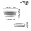 Collapsible Washing Up Bowl Round 5L Folding Wash Basin Multipurpose