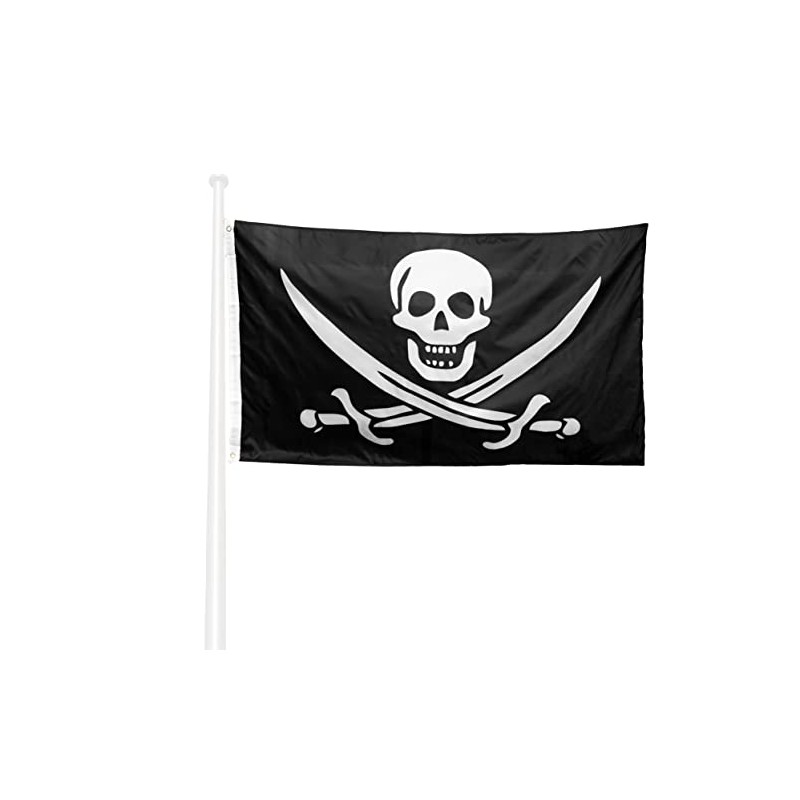 KliKil Pirate Flag Calico Jack Durable Outdoor 3x5ft 1 Pirate