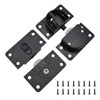 MARRTEUM 2 Sets Sliding Hardware Roller Pulleys, Silent Nylon Single