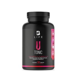 B Life Mezcla de Arándano con Hojas de Abedul para Apoyo al Tracto Urinario | 180 Cápsulas | Potenciado con Vitamina C.