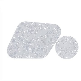 ROZILO LP Control Back Plate and Switch Plate Cavity Cover Pickguard for China Made Epiphone Les Paul White Pearl