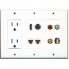 RiteAV - (3 Gang 15A Power Outlet HDMI 2 Cat6