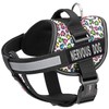 Dogline Unimax Dog Harness Vest with Nervous Dog Patches Reflective,