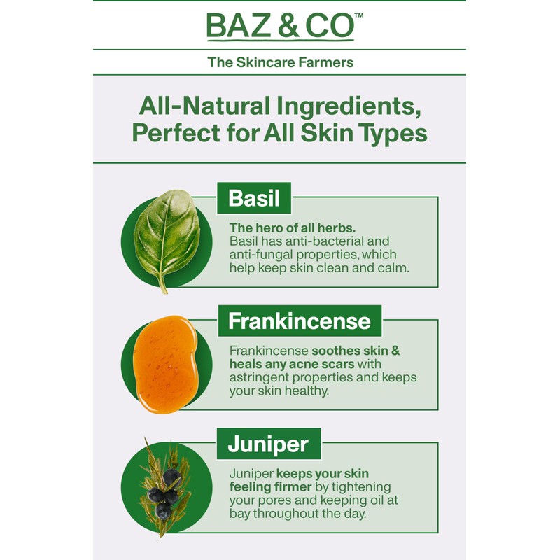 BAZ & CO Skin Food Moisturiser Face Cream for Men