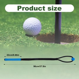 Golf Rope Swing Trainer, Rope Golf Training Aid with Storage Bag Multi-Purpose Golf Training Rope Golf Gifts Golf Rope Trainer for Strength Control Physical Training