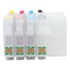 4 Colors Ink Cartridge with Permanent Chip Printer Refill Ink