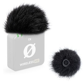 SUNMON Pop Filter for Rode Wireless ME Microphones, Microphone Cover for Rode Microphone, Wireless ME, Fluffy Windshield for Wind and Background Noise Reduction (Pack of 2)