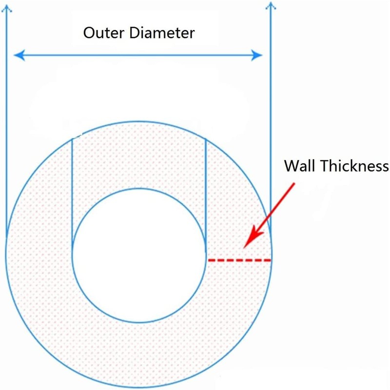 Boxonly Copper Round Tube 22mm OD 1mm Wall Thickness 100mm