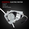 OVANOH Front Passenger Power Window Regulator with Motor Assembly Compatible
