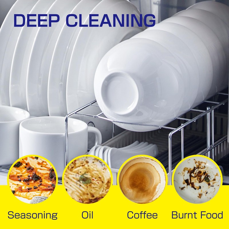 CLEARALIF Dishwasher Detergent Sheets, Lemon Scent, Up To 160 Loads,