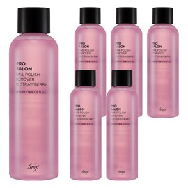 The Face Shop Pro Salon Nail Remover 01 Strawberry, 500ml, 6 pcs / 더페이스샵 프로 살롱 네일 리무버 01스트로베리, 500ml, 6개