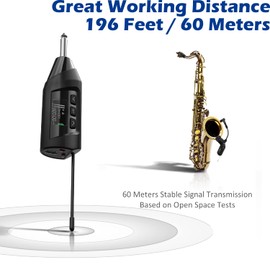 SGPRO TR15 Wireless Clip-On Saxophone Microphone System