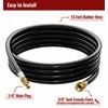CALPOSE 15 FT RV Propane Quick Connect Hose for RV