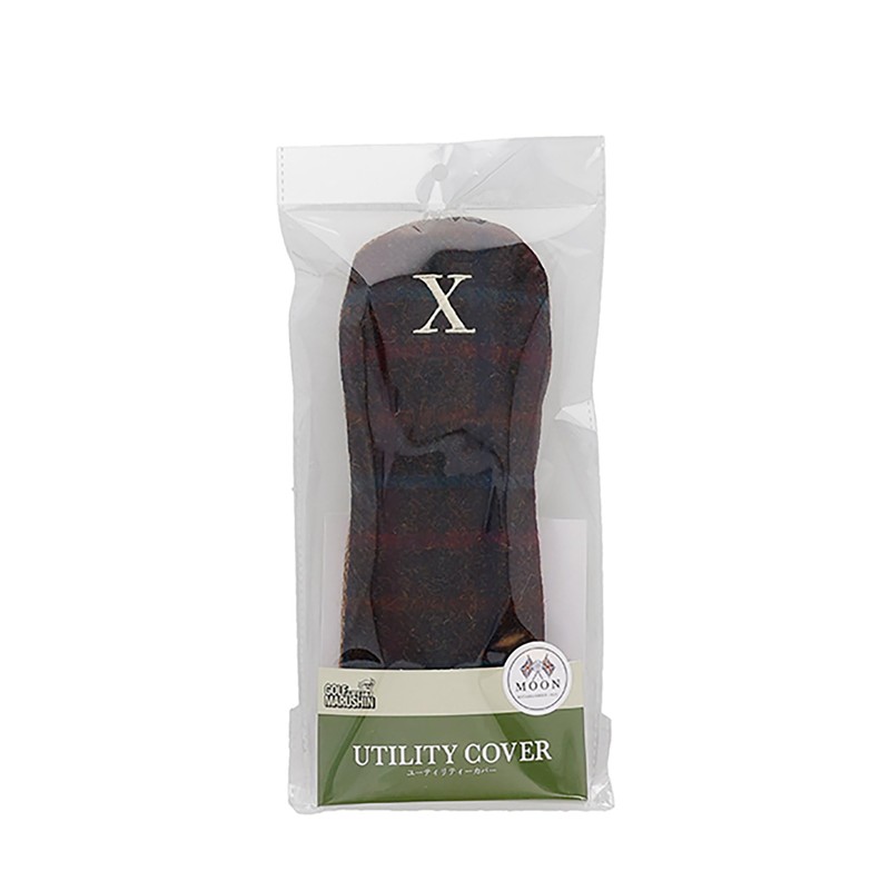 丸眞 ゴルフ ヘッドカバー イギリス MOON グレイッシュチェック 初心者 0415010100