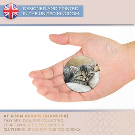 Destination Vinyl ltd Magnet for Refrigerator, Fridge - Cute Dog & Kitten Friend Adorable Pets for Office, Cabinet and Whiteboard, Magnetic Stickers, 8713