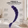 Purple Hair Extensions Set - Ponytail Hair Extension - Velvet