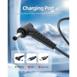 65W AC Ladekabel Ladegerät Passend für Lenovo V15 V145 V320 V340 V14 V140 V110, Flex 4 5 6 Flex 5-14 5-1470 5-1570 4-1470 1470 1570 ADLX65CCGU2A Laptop Netzteil