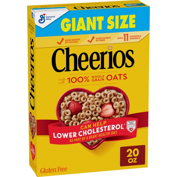 Cheerios Cheerios Cereal, Limited Edition Happy Heart Shapes, Heart Healthy