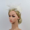 Lurrose 20s Headband Feather Headband Wedding Headpiece Vintage Party Gatsby