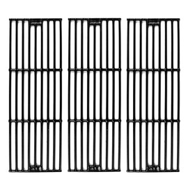 Hisencn Porcelain Cast Iron Cooking Grates for Char-Griller Duo 5050, 3001, 5650, 3008, 3030, 3725, 4000, 2121, King Griller 3008 5252, 19.75 inch Coated Cast Iron Grill Grids Replacement