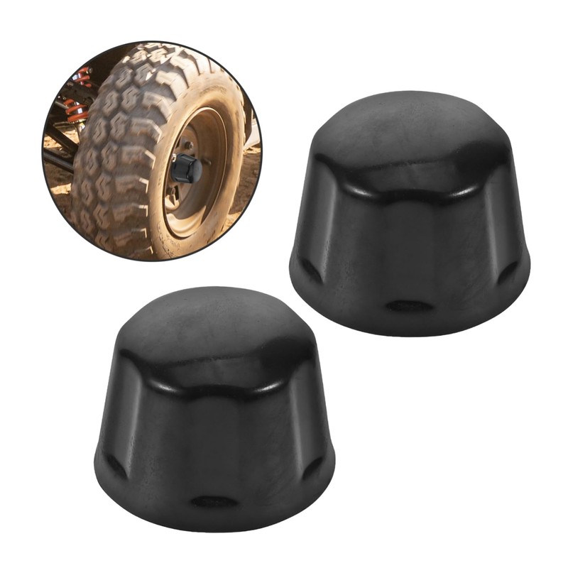 Hemobllo 10pcs Rubber Center Covers for ATV Wheel Hubs Durable