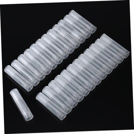 Angoily 50pcs Lip Balm Tube Caps Empty Lip Gloss Containers Polypropylene Diy Lipstick Tubes