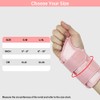 HYCOPROT Wrist Support with Metal Splint, Adjustable Breathable Wrist Brace