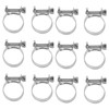 20PCS Hose Clamp Mini Stainless Steel Screw Hose Clip for