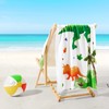 WERNNSAI Dinosaur Kids Beach Towel - 76 x 150cm Microfiber