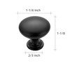 Ravinte 20 Pack Kitchen Cabinet Knobs Dresser Knobs Matte Black