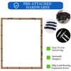 Volakk Floating Frames 16x20 Walnut Shadow Box Frame For Pressed