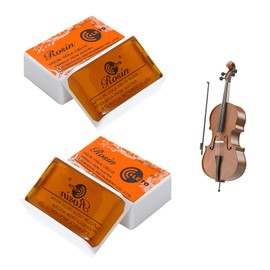 2 Piece Violin Rosin, Natural Rosin, Rosin Low Dust Bows, Rosin Suitable for Violin, Viola
