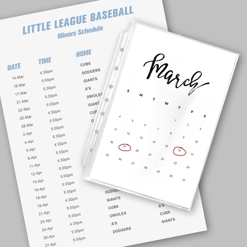 Avery Mini Heavyweight Sheet Protectors, 5.5 x 8.5 Inches, Pack