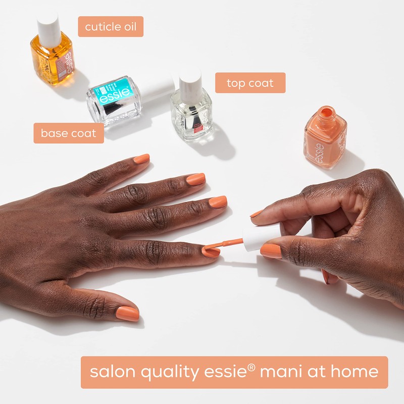 essie Salon-Quality Nail Polish, 8-Free Vegan, Winter 2022, Warm Gray,