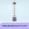 Foldable Toilet Safety Rail with Adjustable Height – Universal Fit