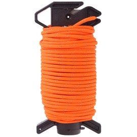 Atwood Rope MFG Ready Rope™ Reflective 550 Paracord 100 Feet 7-String Core Nylon Parachute Cord Outside Survival Gear Made in USA | Lanyards, Bracelets, Handle Wraps, Keychain (Neon Orange)