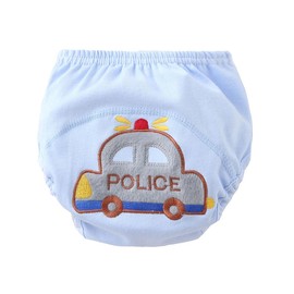 6-Pack Boys Potty Training Underwear Cotton Reusable Pee Training Pants for Baby Boys Cute Embroidery Patterns Toddler Kids Waterproof Breathable Underwear - Size: 2-3T