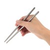 Lixada 1 Pair of Titanium Chopsticks Lightweight Super Strong sukueariyu-su