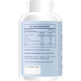 Wellthy Magnesium Glycinate 432mg – High Absorption Vegan Capsules, 400 Count