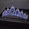 Unbranded Blue Silver Tiara Bridal Crown Princess Queen Prom gift