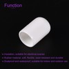DMiotech 100pcs 9mm Inner Diameter White Screw Protector Rubber End