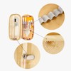 Stationery Bag Large Capacity Students Macaron Color Matching Canvas Pencil