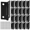 Luomorgo 20 Pack 2 Inch Mini Hinges Butt Hinges, Stainless