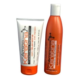 Shampoo Amino Keratina+tratamiento Regenerador Con Queratina